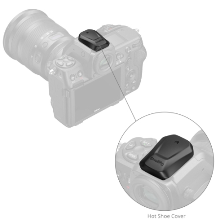 SmallRig 6246 - 2x osłona gorącej stopki do Nikon (Hot Shoe Cover) - przykład użycia